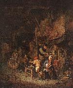 Adriaen van ostade Interior with a Peasant Family Spain oil painting artist